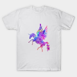 Rainbow Mandala Pattern Unicorn T-Shirt